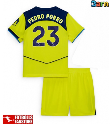 Tottenham Hotspur Pedro Porro #23 Tredje Tröja Barn 2025-26 Kortärmad (+ Korta byxor)